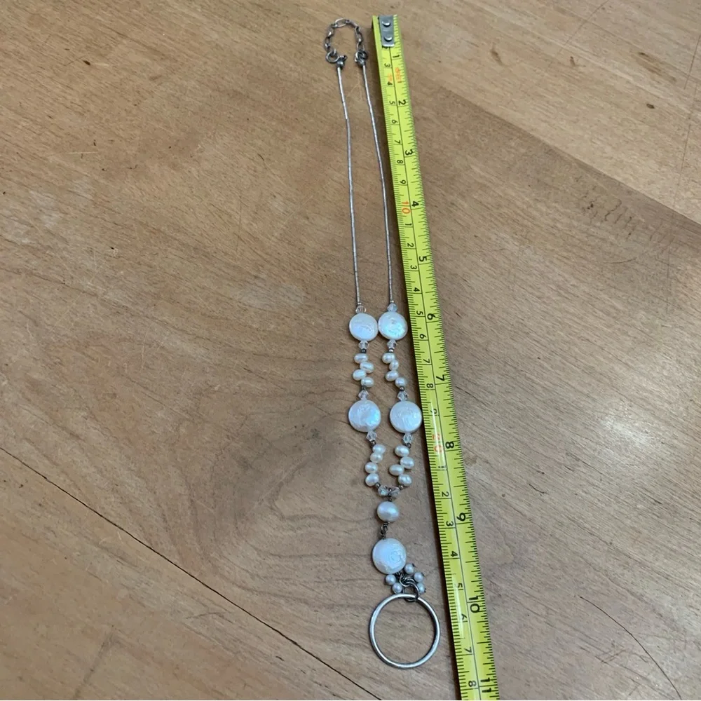 Eyeglass Necklace with Pearls